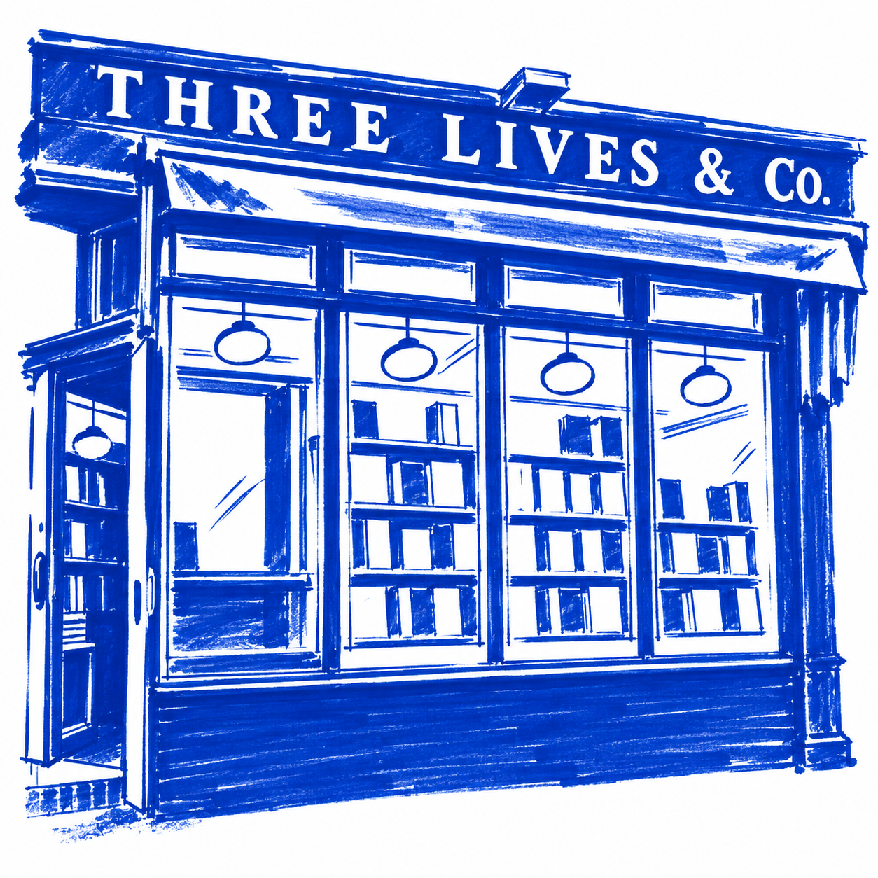 Bookshop illustration from the New York issue